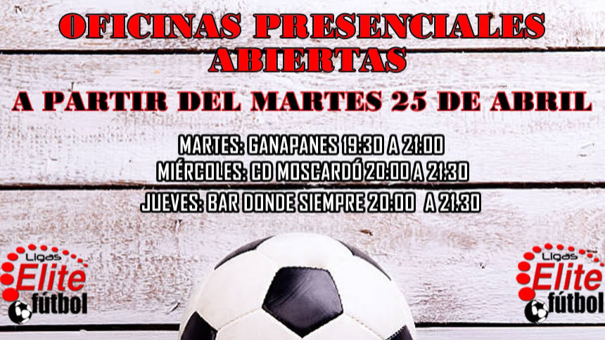 OFICINAS PRESENCIALES ABIERTAS